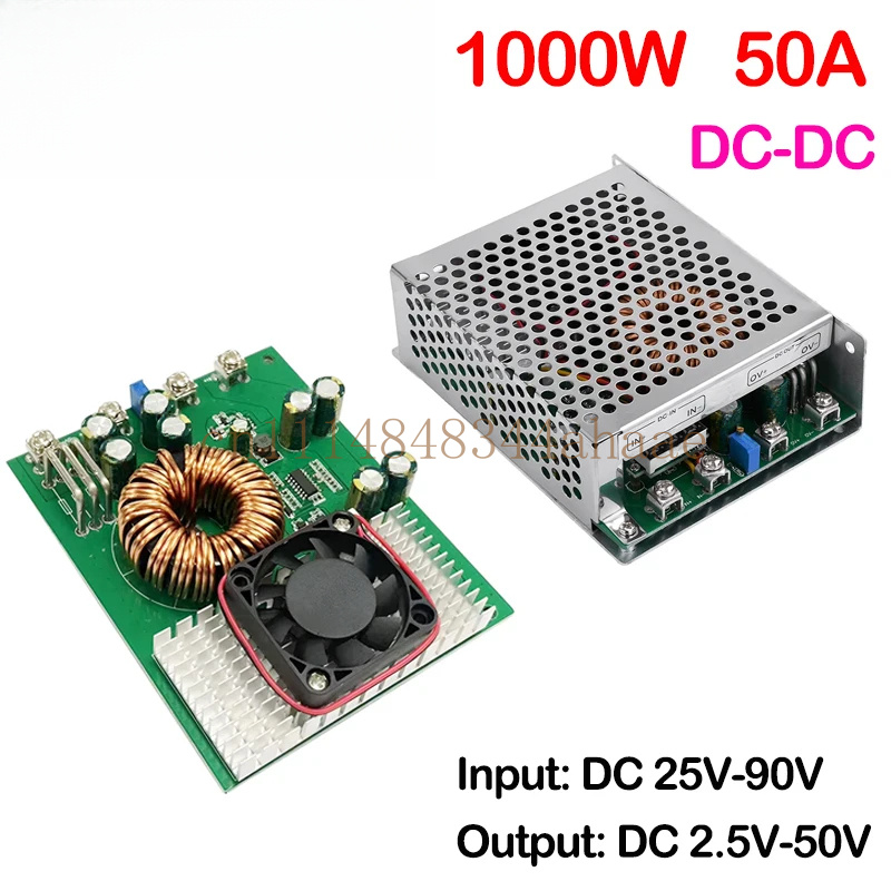 وحدة خفض الجهد 1000 واط 50 أمب - مراجعة Step Down Dc Power Supply Module 1000W وسعره